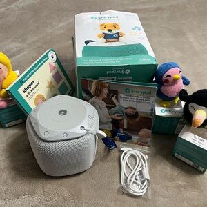 Storypod audio system & Crafties for Kids - gray